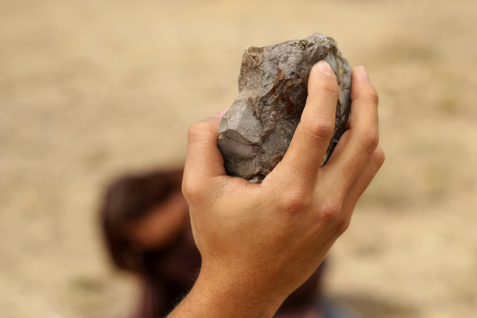 Throwing a stone